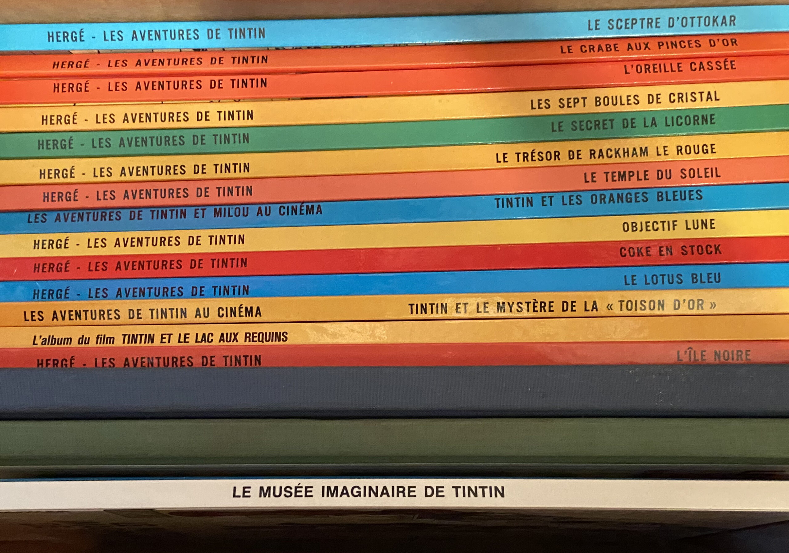 Collection de Bandes Dessinées de TINTIN d'hergé